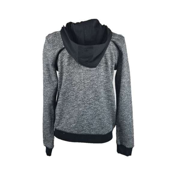 Epic Threads Boy Streaky Gray Fleece Zip Hoodie L - Picture 3 of 5